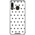 White and Black Hearts Galaxy A30 Clear Case