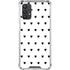 White and Black Hearts Galaxy A32 5G Clear Case