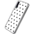 White and Black Hearts Galaxy A50 Clear Case