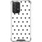 White and Black Hearts Galaxy A52 5G Clear Case
