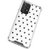 White and Black Hearts Galaxy A52 5G Clear Case