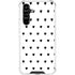 White and Black Hearts Galaxy A54 5G Clear Case