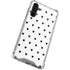 White and Black Hearts Galaxy A54 5G Clear Case