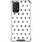 White and Black Hearts Galaxy A72 5G Clear Case