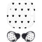 White and Black Hearts Galaxy Buds Pro Skin