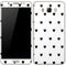 White and Black Hearts Galaxy J7 Skin