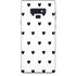 White and Black Hearts Galaxy Note 9 Skin