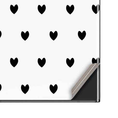 White and Black Hearts Galaxy Note20 Ultra 5G Skin