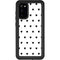 White and Black Hearts Galaxy S20 Waterproof Case