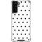 White and Black Hearts Galaxy S21 Plus 5G Clear Case