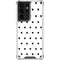White and Black Hearts Galaxy S21 Ultra 5G Clear Case