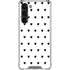 White and Black Hearts Galaxy S23 Plus Clear Case