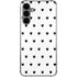 White and Black Hearts Galaxy S24 Plus Clear Case