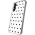 White and Black Hearts Galaxy S24 Plus Clear Case