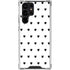 White and Black Hearts Galaxy S24 Ultra Clear Case