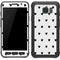 White and Black Hearts Galaxy S7 Active Skin
