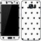 White and Black Hearts Galaxy S7 Skin