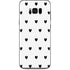 White and Black Hearts Galaxy S8 Plus Skin