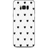 White and Black Hearts Galaxy S8 Skin