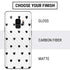 White and Black Hearts Galaxy S9 Skin