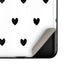 White and Black Hearts Galaxy Z Flip Skin