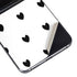 White and Black Hearts Galaxy Z Flip5 5G Skin