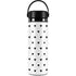 White and Black Hearts Hydro Flask 20oz Wide Mouth Skin