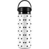 White and Black Hearts Hydro Flask 20oz Wide Mouth Skin