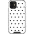 White and Black Hearts iPhone 12 Clear Case