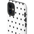 White and Black Hearts iPhone 12 Impact Case