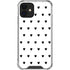 White and Black Hearts iPhone 12 Mini Clear Case
