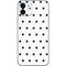 White and Black Hearts iPhone 12 Mini Skin