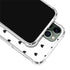 White and Black Hearts iPhone 12 Pro Clear Case