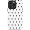 White and Black Hearts iPhone 13 Pro Impact Case