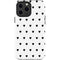 White and Black Hearts iPhone 13 Pro Max Impact Case