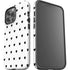 White and Black Hearts iPhone 13 Pro Max Impact Case