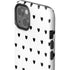 White and Black Hearts iPhone 15 Impact Case