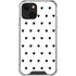 White and Black Hearts iPhone 14 Plus Clear Case