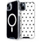White and Black Hearts iPhone 15 Plus MagSafe Case