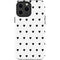 White and Black Hearts iPhone 15 Pro Max Impact Case