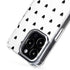 White and Black Hearts iPhone 15 Pro Max MagSafe Case
