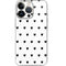 White and Black Hearts iPhone 14 Pro Skin