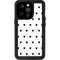 White and Black Hearts iPhone 14 Pro Waterproof Case