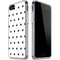 White and Black Hearts iPhone SE (2nd & 3rd Gen) Clear Case