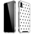 White and Black Hearts iPhone XR Clear Case