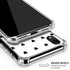 White and Black Hearts iPhone XR Clear Case