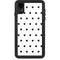 White and Black Hearts iPhone XR Waterproof Case
