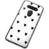White and Black Hearts LG K51/Q51 Clear Case