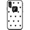 White and Black Hearts LifeProof Fre iPhone Skin