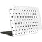 White and Black Hearts MacBook Air 13in (2020) Case plus Skin